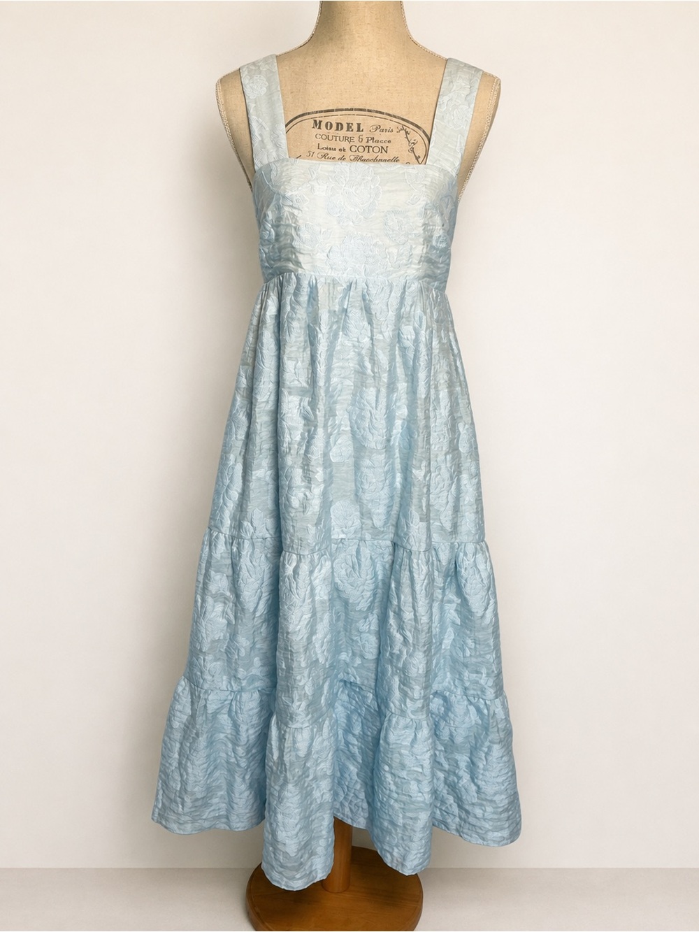 Amanda Uprichard Mitzi Arcadia Floral Jacquard Midi Dress S